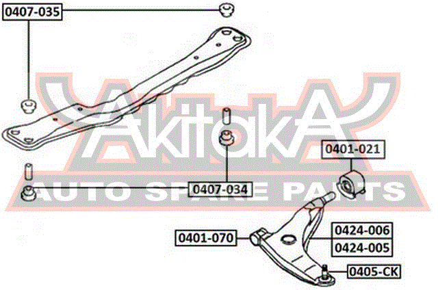 Подвеска 0401070 Asva