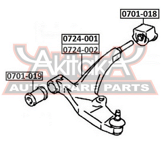 Сайлентблок переднего рычага передний для Suzuki Baleno 1998-2007 0701019 Asva