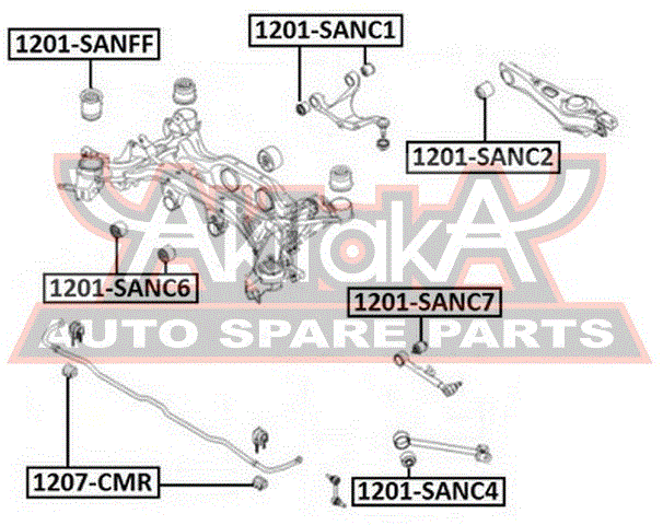 Сайлентблок ASVA 1207cmr Asva