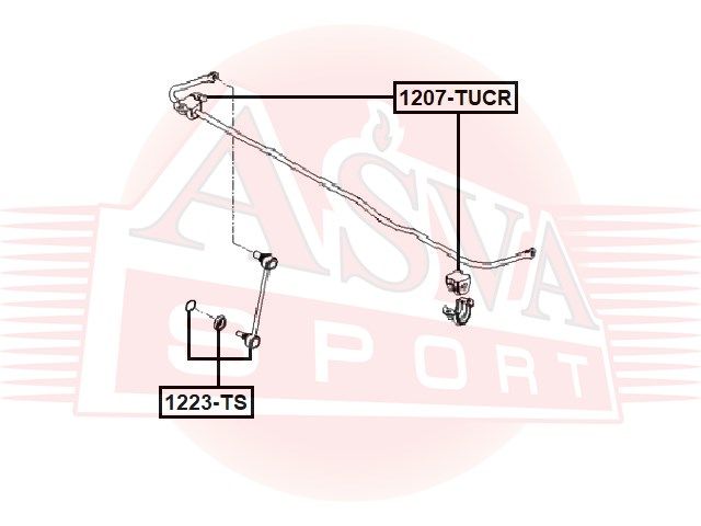 Сайлентблок ASVA 1207tucr Asva