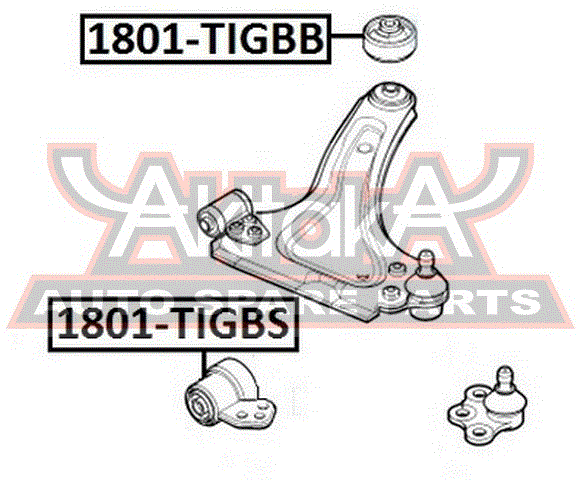 Подвеска 1801TIGBS Asva