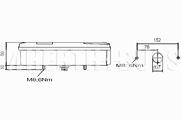 Фонарь 83840057 Herth&Buss