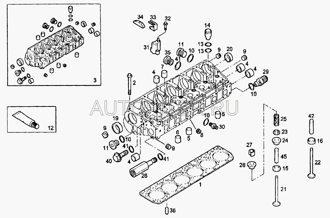 Колпачок м/съемный впуск/выпуск для Volvo TRUCK FS7 1991-1996 40101573 Iveco