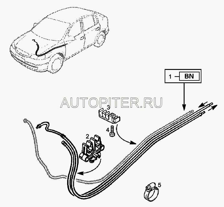 Хомут шланга 2094318 General Motors