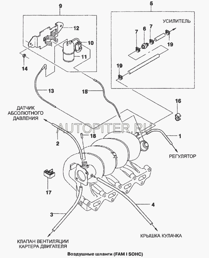 Фиксатор трубки 94530261 General Motors