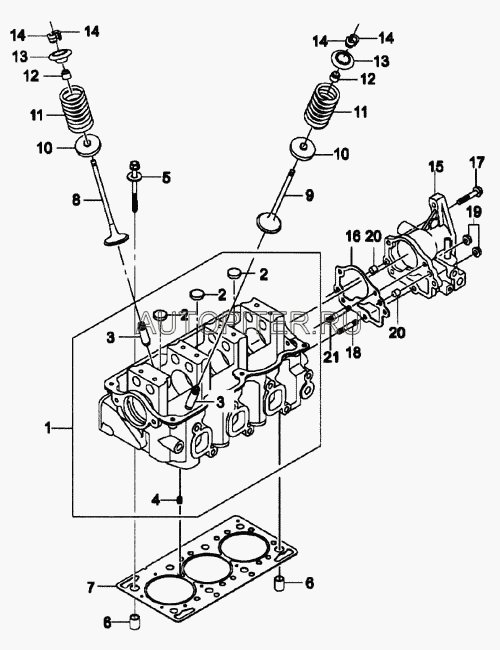 Прокладка распределителя зажигания Спарк 0.8/1.0 94581014 General Motors