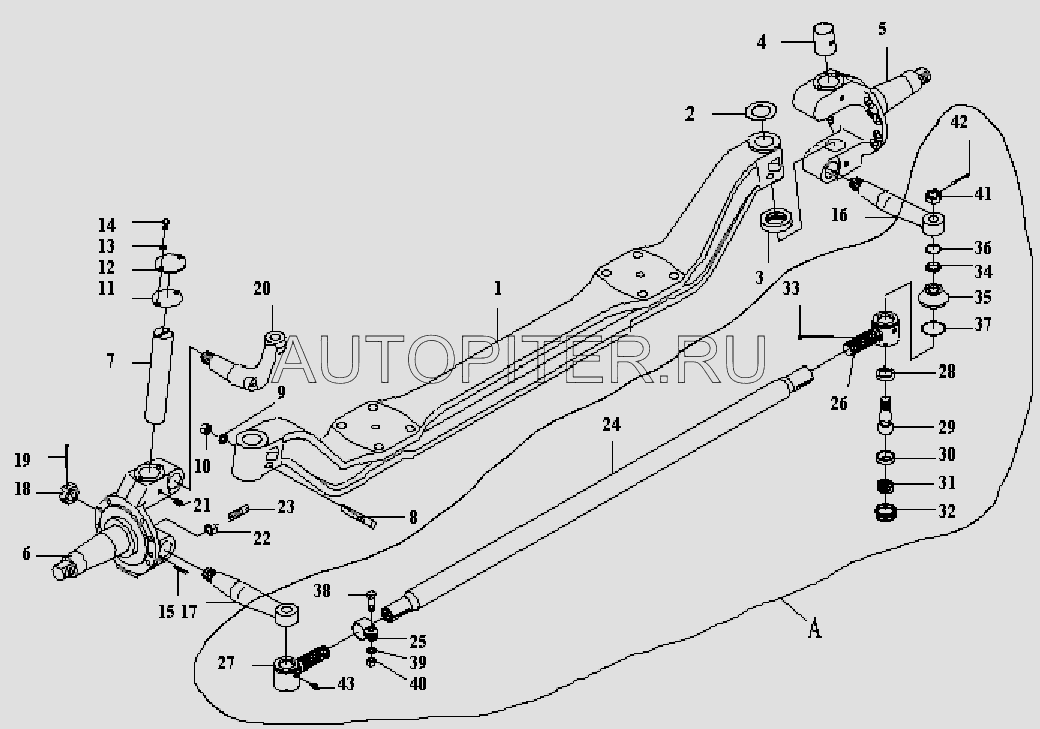 Подшипник шкворня упорный 329910a1 Faw