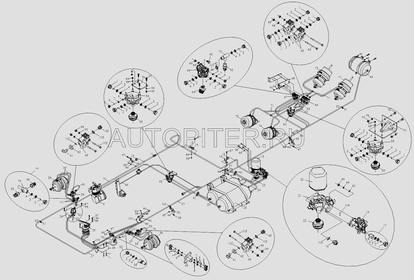 Фильтр осушителя FAW (J6,3252,4250) 351102050a Faw