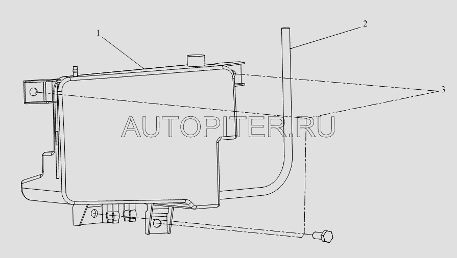 Насос стеклоомывателя 5207010a109 Faw