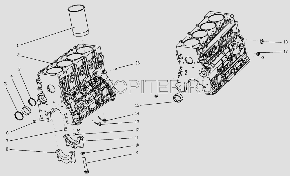 Втулка распредвала CY4100Q,CY4102BQ,1049 Foton 61020205c Foton