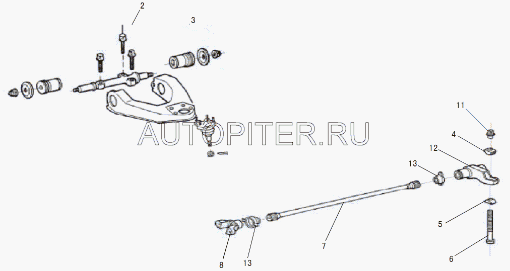 Сайлентблок переднего верхнего рычага DEER/SAFE 4Х 2904130F00 Great Wall