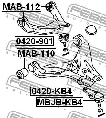 Шарнир 0420901 Febest