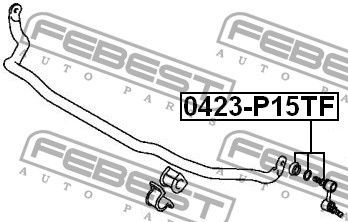 Стойка 0423p15tf Febest