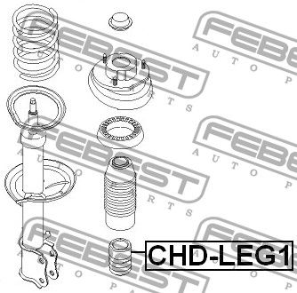 Снято Отбойник амортизатора CHDLEG1 Febest