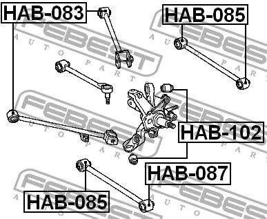 Подвеска HAB087 Febest