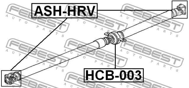 Подшипник подвесной для Honda HR-V 1999-2005 HCB003 Febest