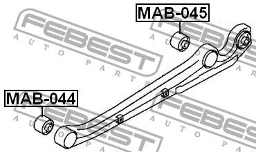 Сайлентблок рычага подвески MAB044 Febest