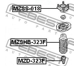 Подвеска MZSS018 Febest