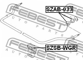 Подвеска SZAB033 Febest