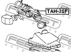 Патрубок фильтра воздушного TAH3SF Febest