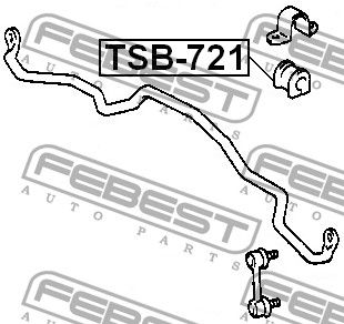 Подвеска TSB721 Febest