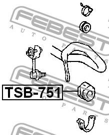 Подвеска TSB751 Febest