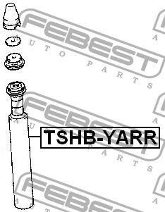 К-кт пыльников с отбойниками задней подвески для Toyota Yaris Verso 1999-2005 TSHBYARR Febest