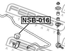 Подвеска NSB016 Febest
