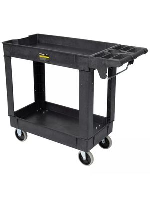 Тележка двухполочная открытая удлиненная OPTIMUS HD OPT-608S