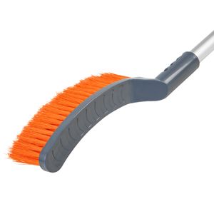 Щетка от снега и льда с эрг-ной рукояткой и мягкой щетиной "Волна" + скребок (85см) (ABRN018)