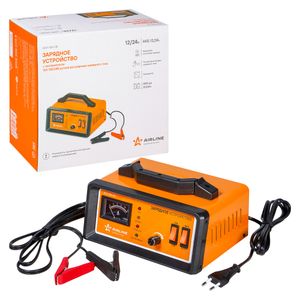 Зарядное устройство 0-15А 12В/24В импульсное, амперметр, ручная регулировка (ACH-15A-08)