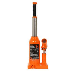 Домкрат бутылочный сварной 2т 148-283мм INDUSTRY (AJBW02S)