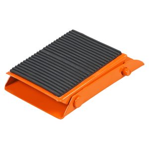 Упор (башмак) противооткатный складной, сталь, обрезин. 13х9.3х7.6см (AJ-U-04)