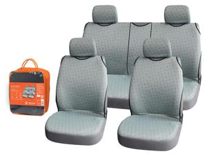 Чехлы-майки "Виспер" комплект передние/задние, цвет серый, материал жаккард (ASC-KV-06)