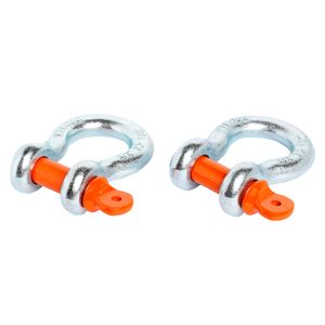 Шаклы буксировочные металлические 4,75 т / 19 т с сумкой, набор 2 шт. (ASHA007)