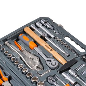 Набор инструментов универсальный 78пр. (головки 1/2", 1/4") кейс (AT-78-07)