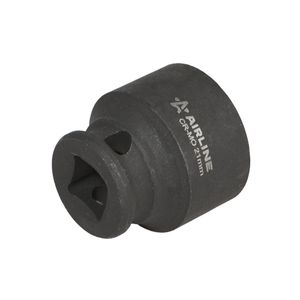 Головка ударная торцевая 3/8"DR шестигранная 21мм, L=30мм (ATAS316)