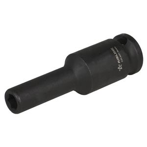 Головка ударная торцевая 3/8"DR шестигранная глубокая 6мм, L=65мм (ATAS319)