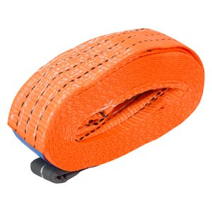 Трос VIP буксировочный усиленный (лента) 5т, 5м, без крюков, мешок (ATWP003)