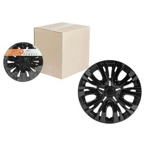 Колпаки колесные 14" "Лион", черный глянец, карбон, компл. 2 шт. (AWCC-14-04)