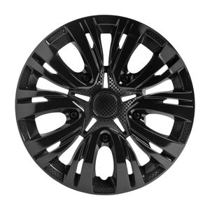 Колпаки колесные 14" "Лион", черный глянец, карбон, компл. 2 шт. (AWCC-14-04)