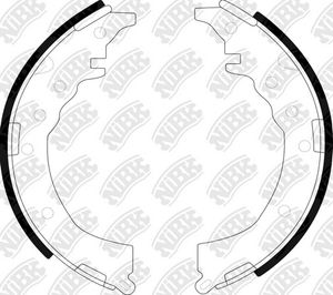 Комлект тормозных накладок