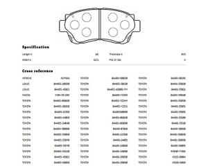 Комплект тормозных колодок pn1228 NiBK