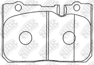 Колод. торм. диск. NiBK PN1370