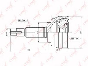 Шарнирный комплект co5707 Lynx