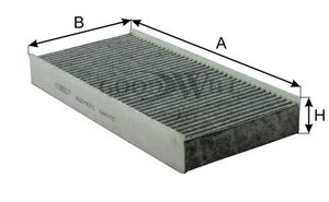 Фильтр салонный. угольный ag279cfc Goodwill