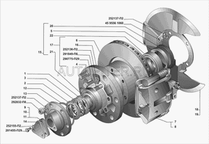 ШАЙБА ГАЗ-33027 4Х4 КРЫШКИ ФЛАНЦА СТУПИЦЫ РЕГУЛИРОВОЧНАЯ 330272304034 Газ