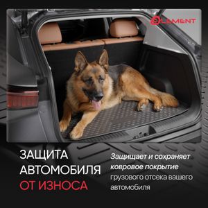 Коврик в багажник MAZDA 3 2003-2009, хэтчбек (полиуретан) / Мазда