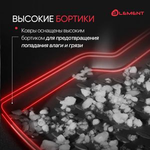 Коврик в багажник NISSAN Micra 2005-, хэтчбек (полиуретан) / Ниссан Микра