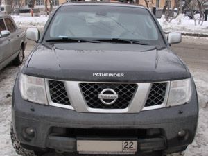 Дефлектор капота темный NISSAN PATHFINDER 2005-2010/NISSAN NAVARA 2005-2010, NLD.SNIPAT0412 / Ниссан Патфайндер